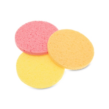 Harizma Губка для снятия макияжа круглая цветная, 3 шт купить