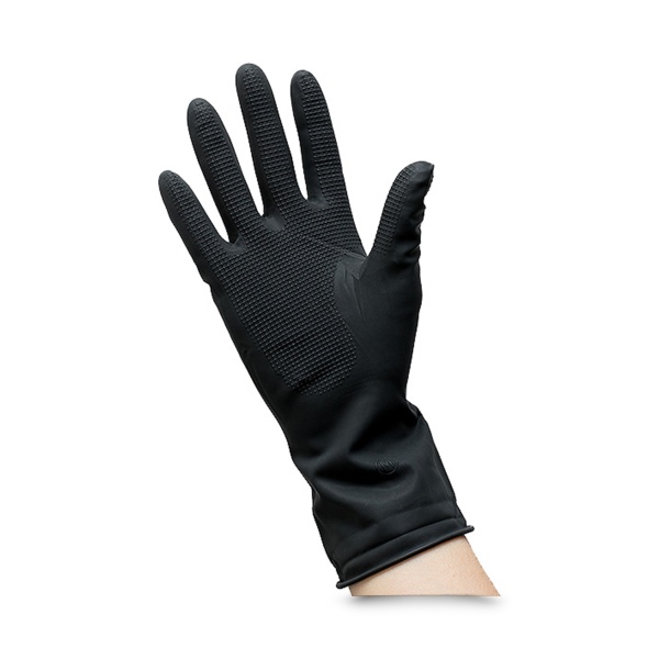 Harizma Перчатки латексные рифленые, S, 2 шт купить - 0
