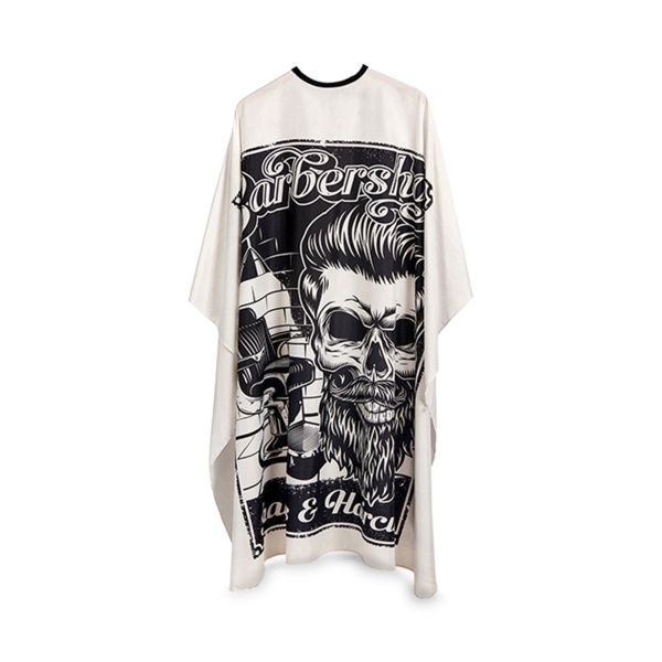 Harizma Накидка парикмахерская Barber Skull, 140 х 160 см купить - 0