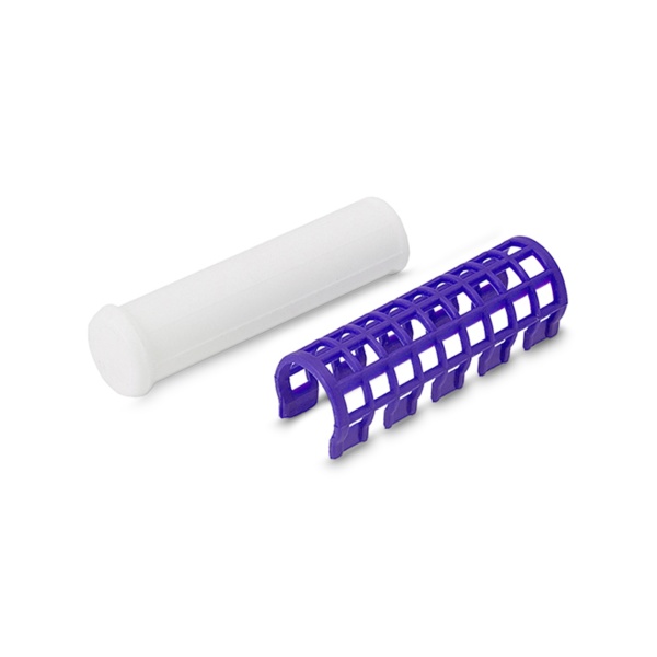 Harizma Термобигуди 17 мм с зажимами, синие, 7 шт купить - 0