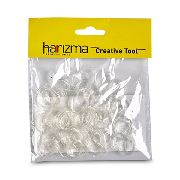 Harizma Резинки силиконовые для причесок, 16 мм купить - 0
