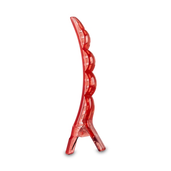 Harizma Зажим для волос пластиковый, 10 см, 6 шт, розовый купить - 0