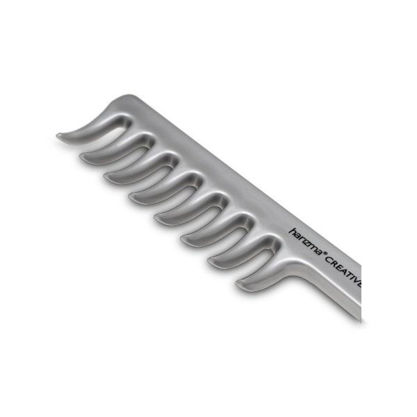 Harizma Расческа для укладки с разделителем Ласточкин хвост, серая купить - 0