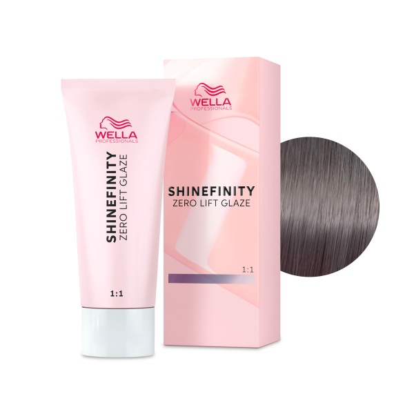 Wella Professionals Гель-крем краска для тонирования и блеска без осветления Shinefinity, 04/12 Холодный чиа, 60 мл купить - 0