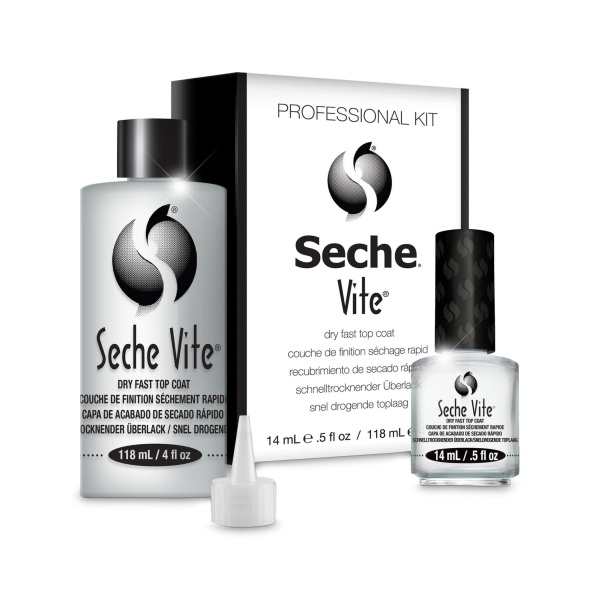 Seche Набор быстросохнущее верхнее покрытие Seche Vite, 118 мл + 14 мл купить - 0