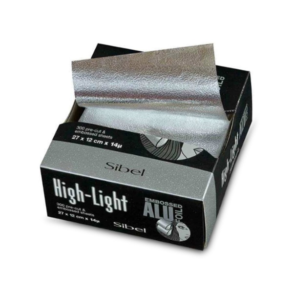 Sibel Фольга текстурированная, 27 х 12 см, 14 мкр, 300 шт купить - 0