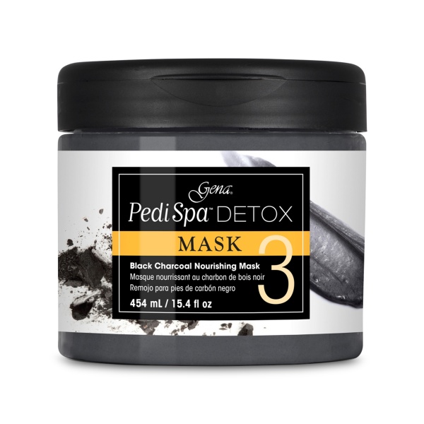 Gena Детокс-маска для педикюра с древесным углем Pedi Spa Detox Charcoal Mask, 454 мл купить - 0