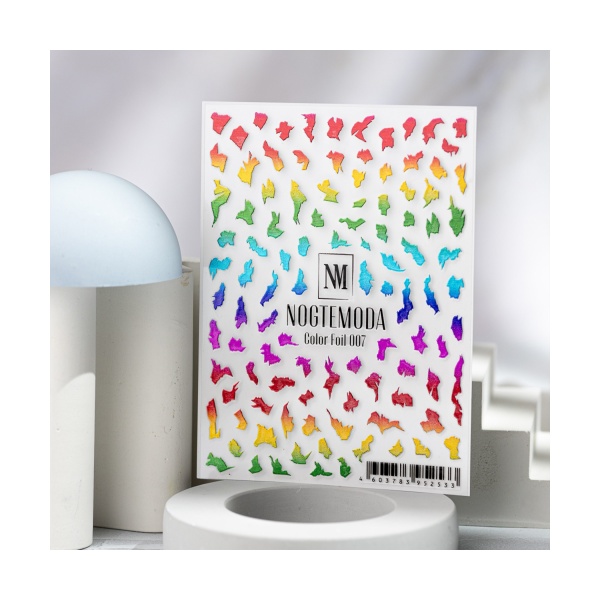 NogteModa Наклейки Color Foil, №007 купить - 0