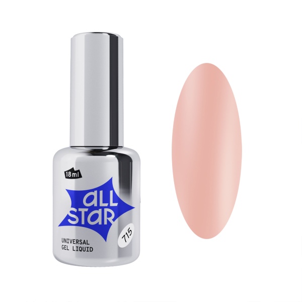 All Star Гель скульптурный низкой вязкости, Beige Бежевый, 18 мл купить - 0