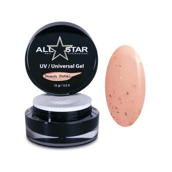 All Star Гель скульптурный UV-Universal Gel Potal, Peach, 15 гр купить - 0