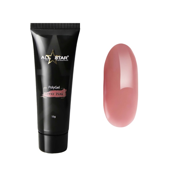 All Star PolyGel Cover, Pink тёмно-розовый, 15 гр купить - 0