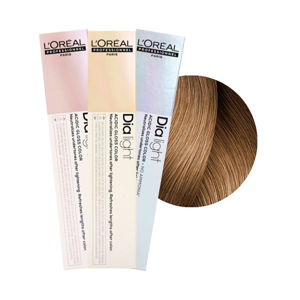 L'Оreаl Prоfessiоnnel Гель-крем для волос без аммиака Diа Light, 9 светлый блондин, 50 мл купить - 0