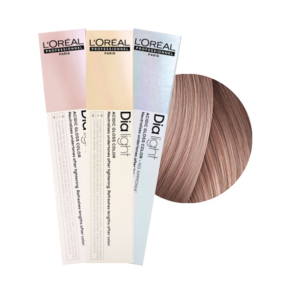 L'Оreаl Prоfessiоnnel Гель-крем тон-в-тон без аммиака Diа Light, 9.2 очень светлый блондин перламутровый, 50 мл купить - 0