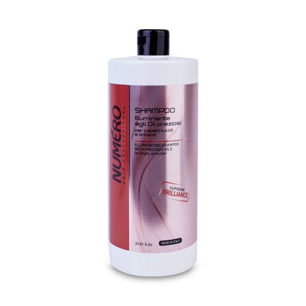 Brelil Professional Шампунь для придания бриллиантового блеска с маслом арганы и макадамии Numero Illuminating Shampoo, 1000 мл купить - 0