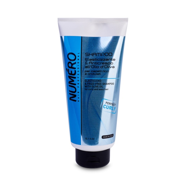 Brelil Professional Шампунь с оливковым маслом для вьющихся и волнистых волос Numero Elasticizing & Frizz-free Shampoo, 300 мл купить - 0