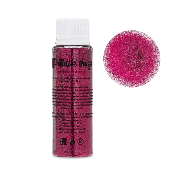 Glitter Things Блестки для лица и тела, Розовый рубин, 30 мл купить - 0