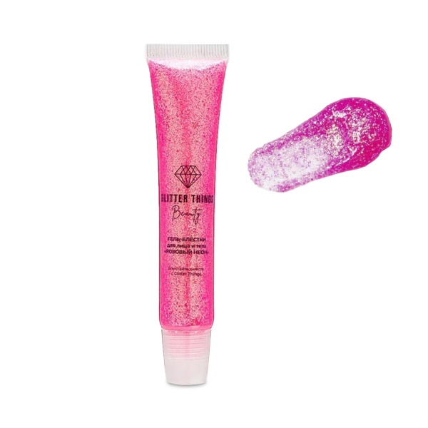 Glitter Things Гель-блестки для лица и тела, Розовый неон, 20 мл купить - 0