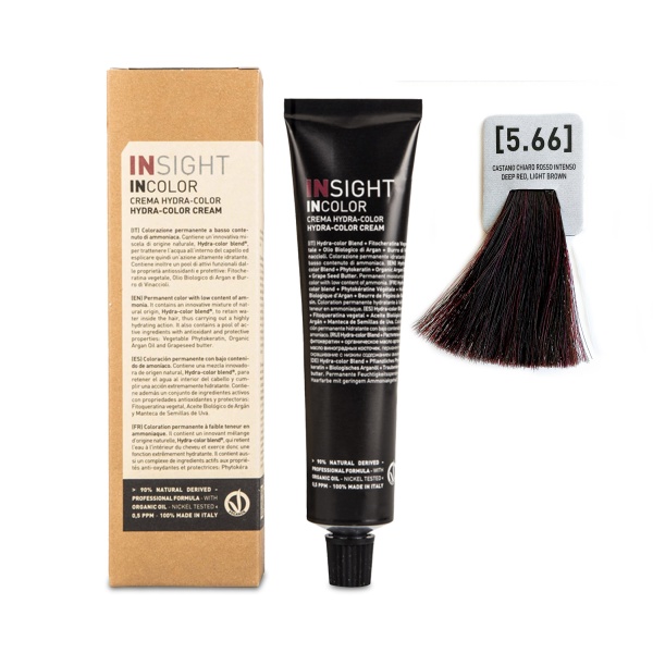 Insight Professional Перманентный краситель Incolor, 5.66 красный интенсивный светло-коричневый Deep Red Light Brown, 100 мл купить - 0
