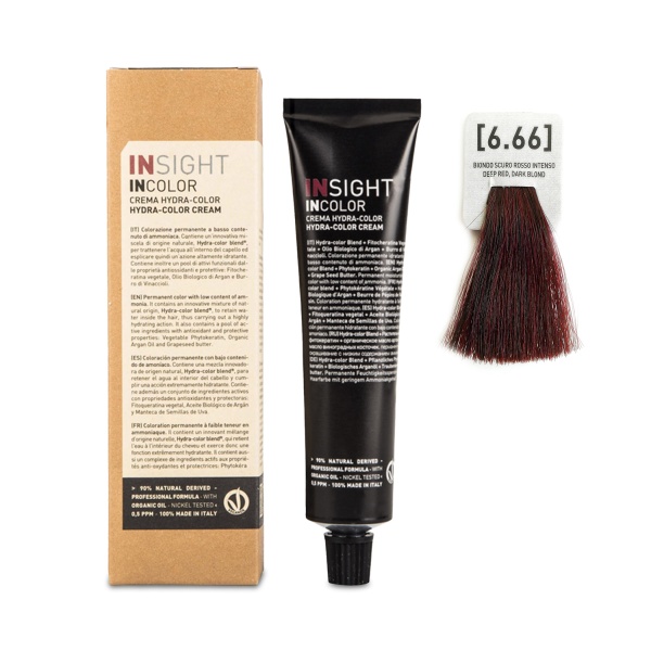 Insight Professional Перманентный краситель Incolor, 6.66 красный интенсивный темный блондин Deep Red Dark Blond, 100 мл купить - 0