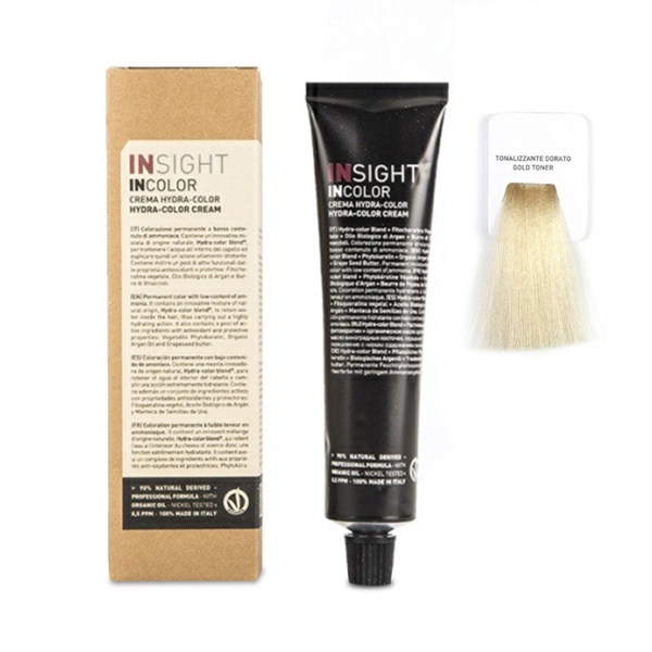 Insight Professional Перманентный тонер Incolor Toner, золотистый Gold, 100 мл купить - 0