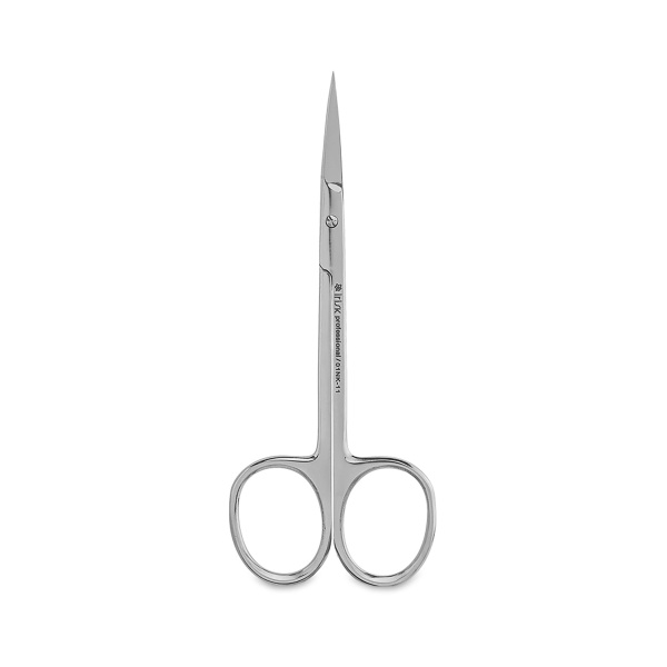 Irisk Professional Ножницы для кутикулы глянцевые, 11 см, ручная заточка, 01NK-11 купить - 0