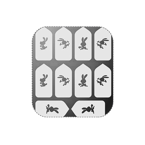 Irisk Professional Трафареты для дизайна и аэрографии серебряные, 063 купить - 0