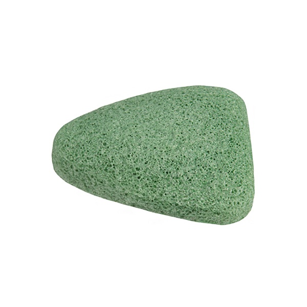 Irisk Professional Спонж для очищения лица Конняку, треугольный, 85 х 65 мм, h33 мм, 04 Зеленый купить - 0