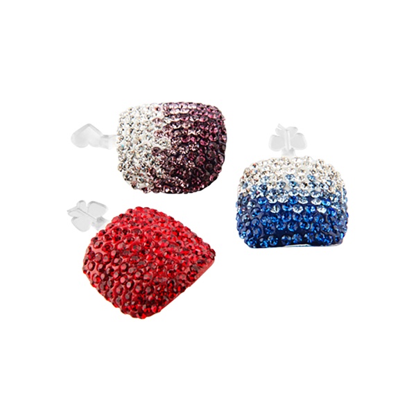 Irisk Professional Ногти накладные на ноги со стразами Swarovski Diamond Nails, 2 шт купить - 0