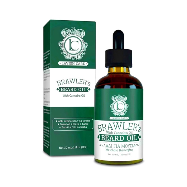 Lavish Care Barber Масло для бороды Brawler's Oil, Cannabis, 30 мл купить - 0