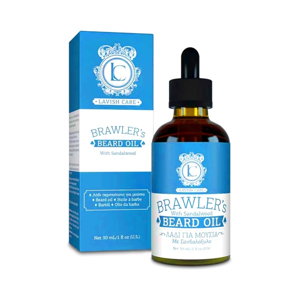 Lavish Care Barber Масло для бороды Brawler's Oil, Sandalwood, 30 мл купить - 0