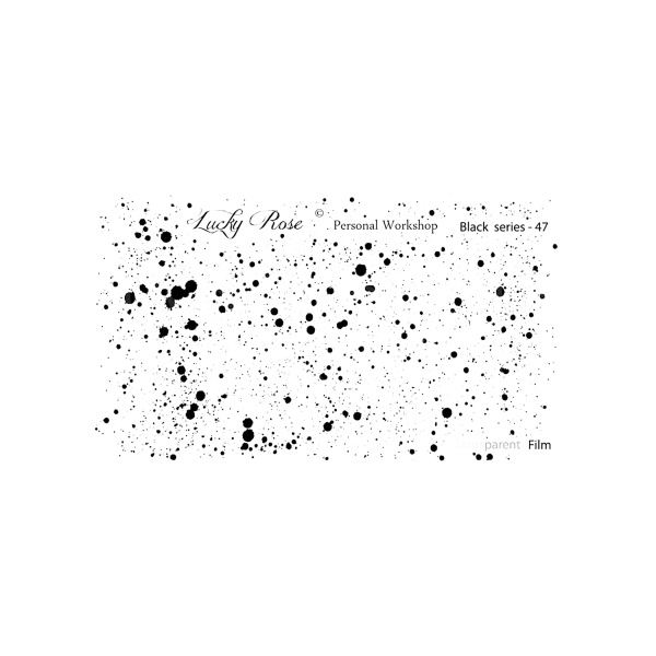 Lucky Rose Слайдер-дизайн Black, №047 купить - 0