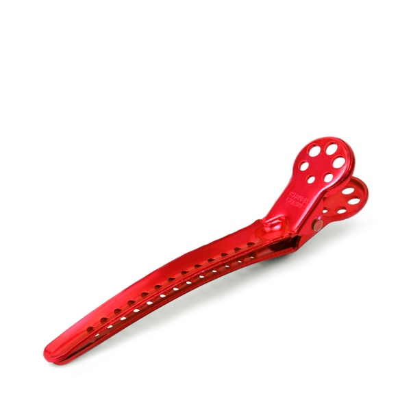 Y.S.Park Парикмахерские зажимы для волос Clips L YS-08*2, 2 шт, красные купить - 0