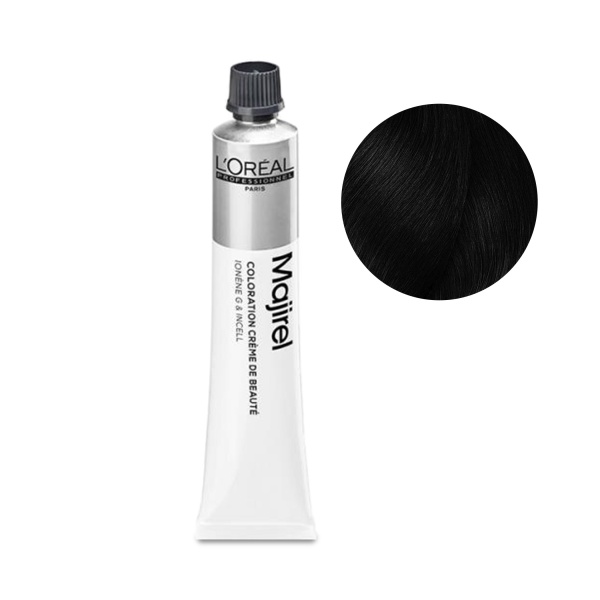 L'Оreаl Prоfessiоnnel Краска для волос Маjirеl, 1 черный, 50 мл купить - 0