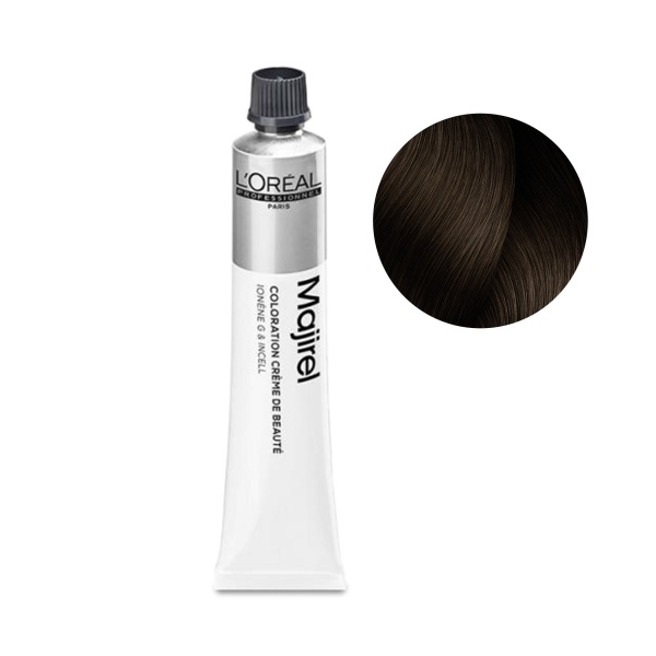 L'Оreаl Prоfessiоnnel Краска для волос Маjirеl, 6.13 темный блондин пепельно-золотистый, 50 мл купить - 0