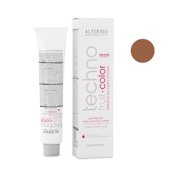 AlterEgo Перманентная крем-краска Technofruit, 9/7 Очень светлый блондин саванна, 100 мл купить - 0