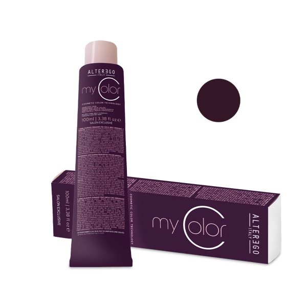 AlterEgo Перманентный краситель без аммиака My Color, 5/2 Светло-каштановый фиолетовый, 100 мл купить - 0