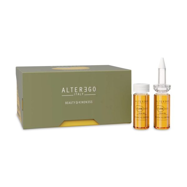 AlterEgo Шелковый интенсивный лосьон для блеска Cureego Silk Oil Inten Lotion, 12 х 10 мл купить - 0