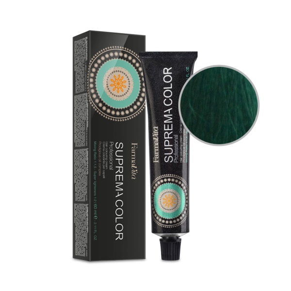 Farmavita Стойкая крем-краска Suprema Color, Green зеленый, 60 мл купить - 0
