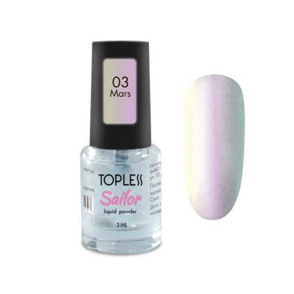Topless Жидкая втирка Sailor, 03 Mars, 3 мл купить - 0