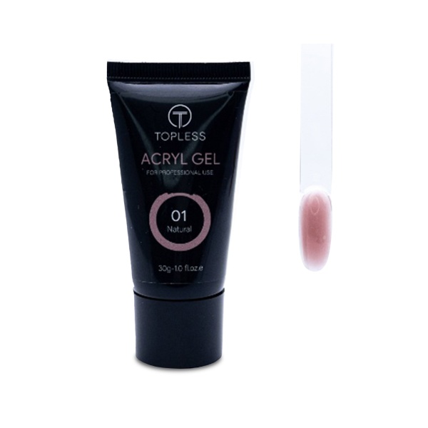 Topless Акригель Acryl Gel, 01 Natural, 30 мл купить - 0