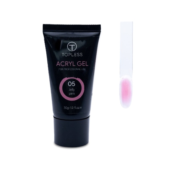 Topless Акригель Acryl Gel, 05 Jelly Pink, 30 мл купить - 0