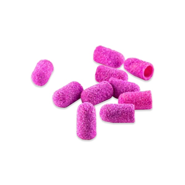 Topless Колпачок абразивный, 120 грит, Фуксия, 5 мм, 10 шт купить - 0