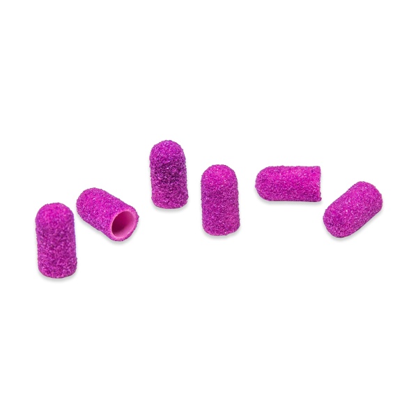 Topless Колпачок абразивный, 80 грит, Фуксия, 7 мм, 10 шт купить - 0