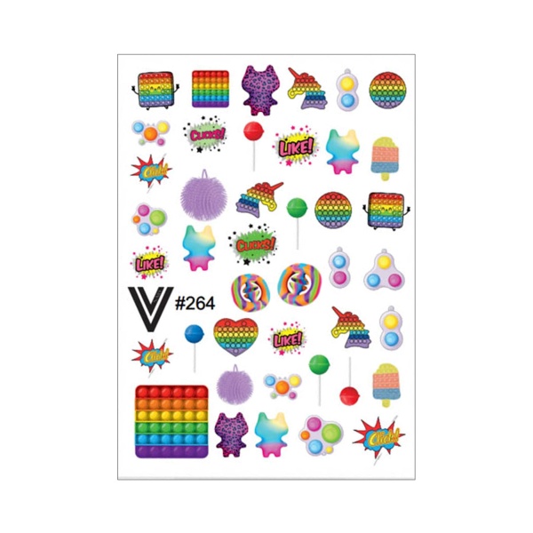 Vogue Nails Слайдер-дизайн, №264, Т264 купить - 0