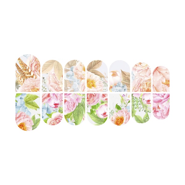 Lucky Rose Слайдер-дизайн F Transparent, №091 купить - 0