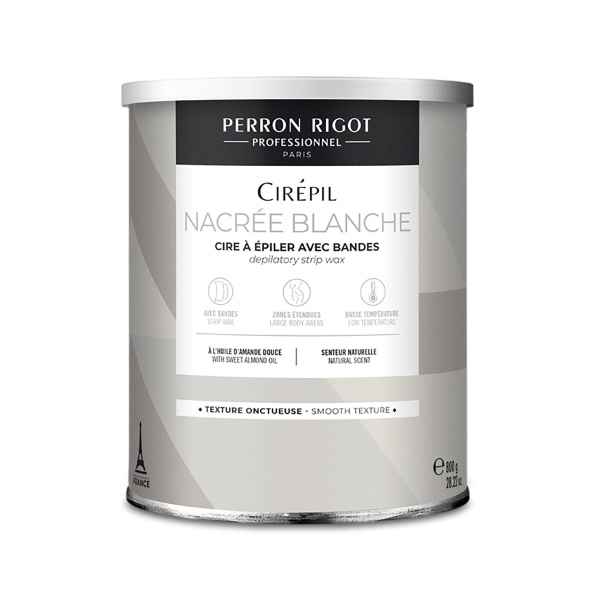 Perron Rigot Теплый воск Белый перламутр Cirepil Nacree Blanche, банка, 800 гр купить - 0