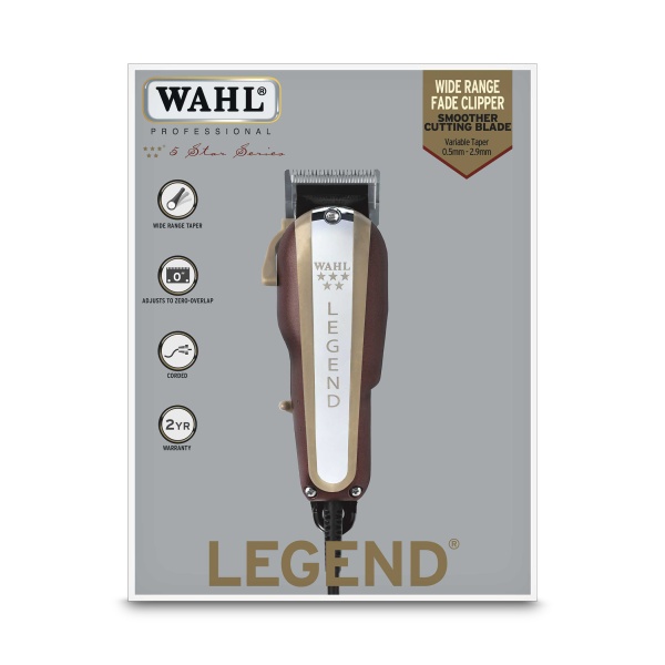 Wahl Машинка для стрижки сетевая Corded Clipper Legend, бордовая купить - 0