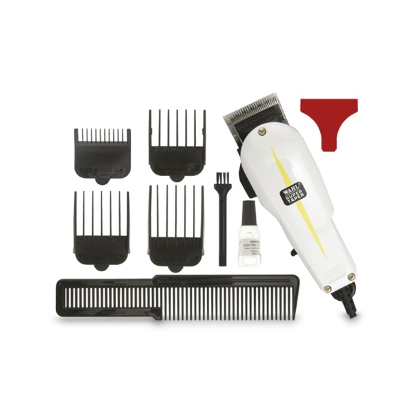 Wahl Машинка для стрижки сетевая Hair Clipper Super Taper, белая купить - 0