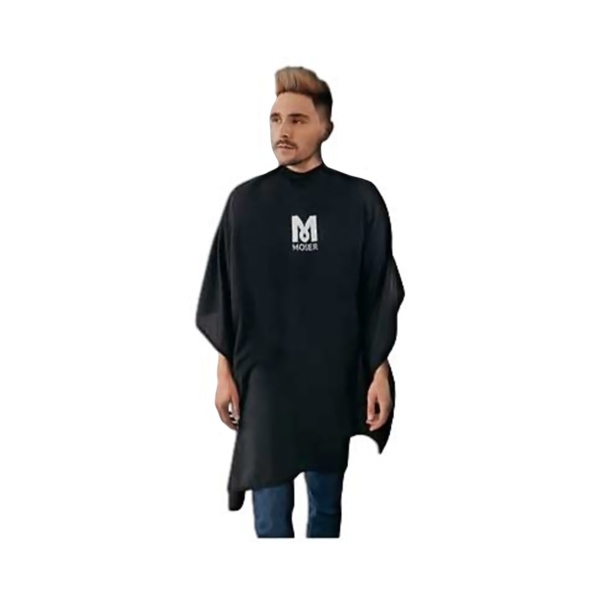 Moser Пеньюар парикмахерский Hairdressers Cape Black, на липучке, 135 x 150 см, черный купить - 0