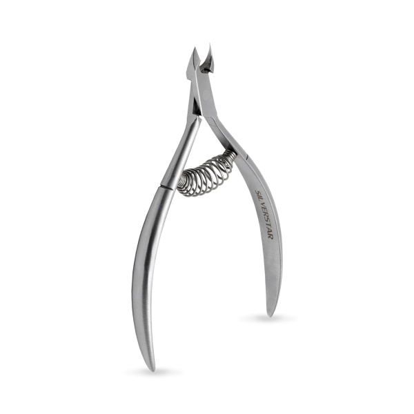 Silver Star Кусачки для кутикулы, спиральная пружина, длиные ручки, 5 мм купить - 0